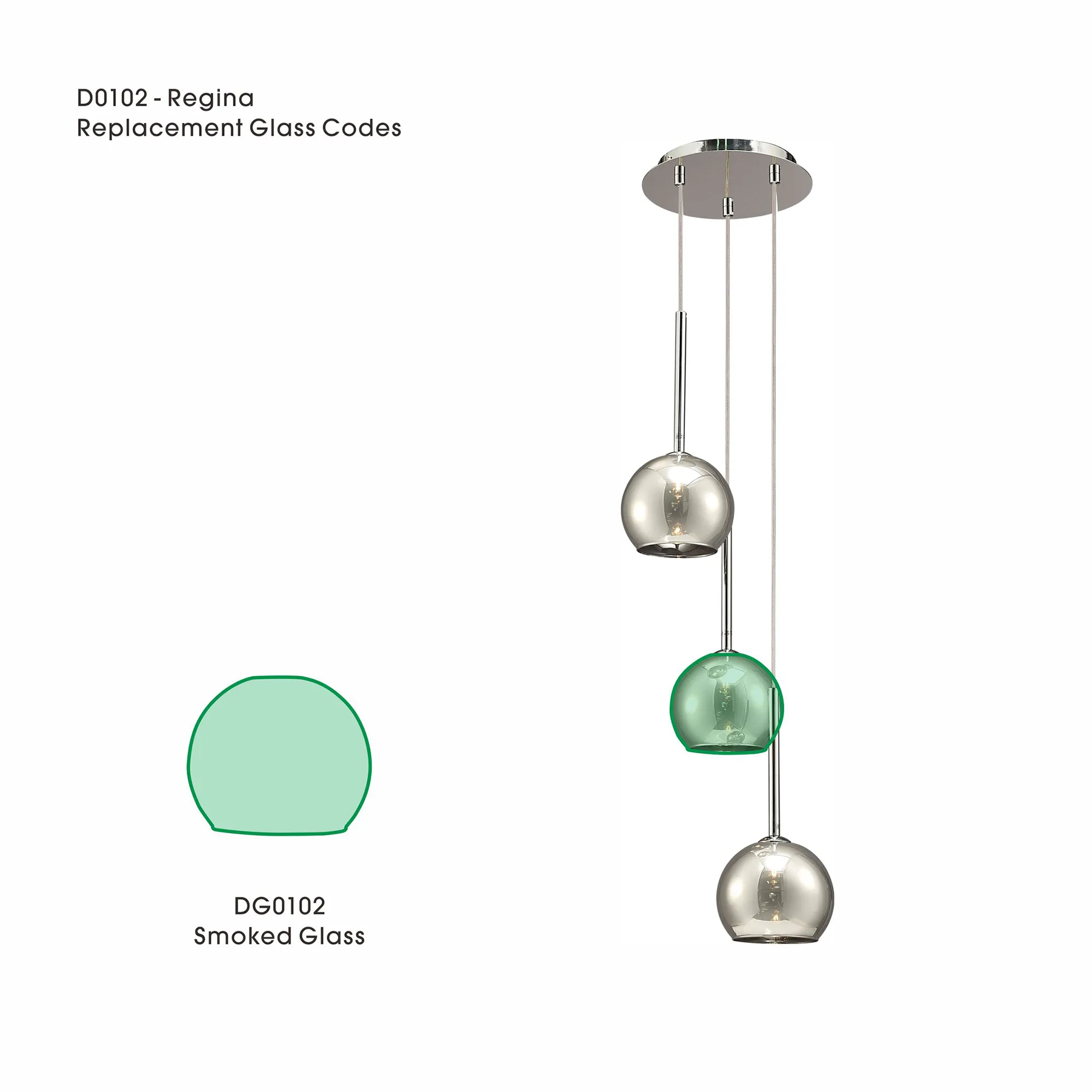 DG0102  Regina Glass For D0102/D0105